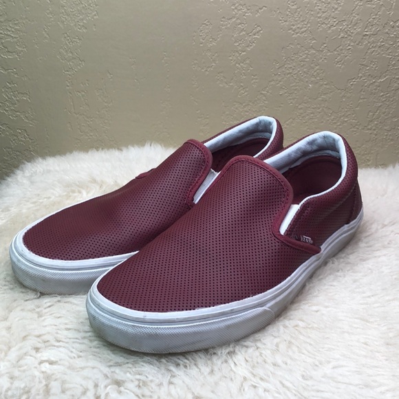 asher perforated vans